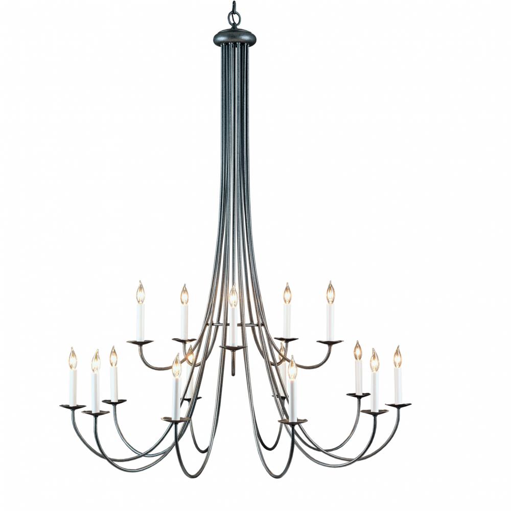 Simple Sweep 15 Arm Chandelier