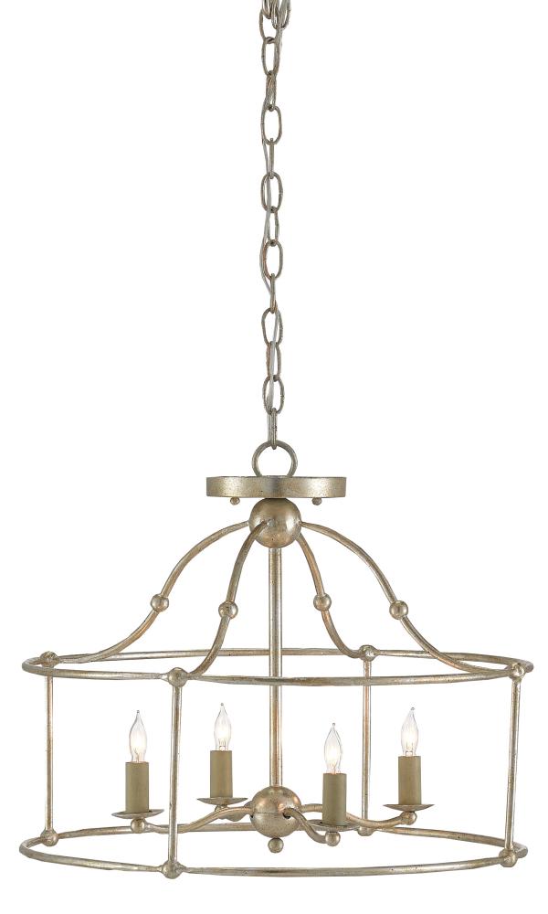 Fitzjames Silver Semi-Flush Mount
