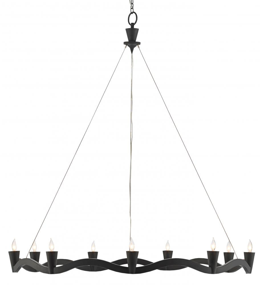 Serpentina Black Chandelier