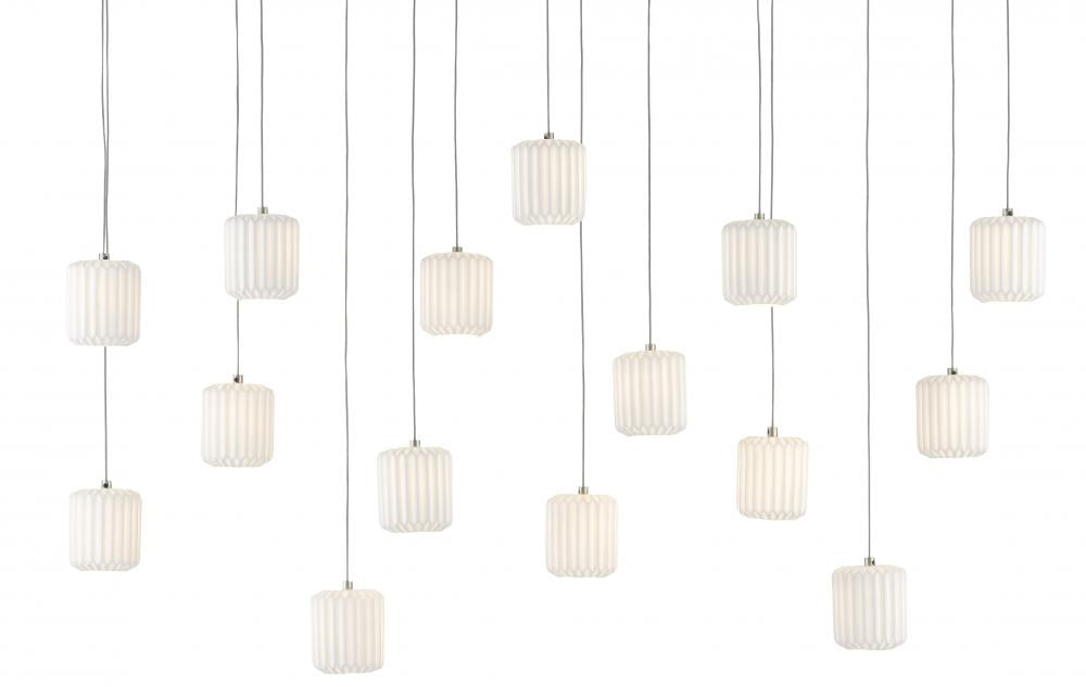 Dove 15-Light Linear Multi-Drop Pendant