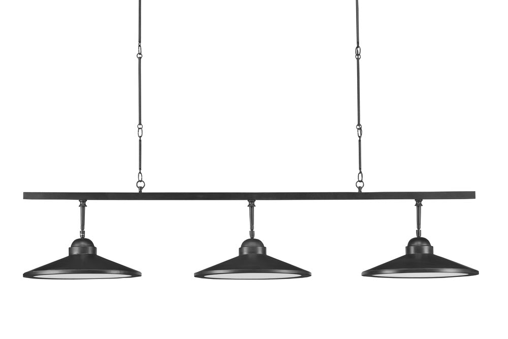 Ditchley Black Rectangular Chandelier