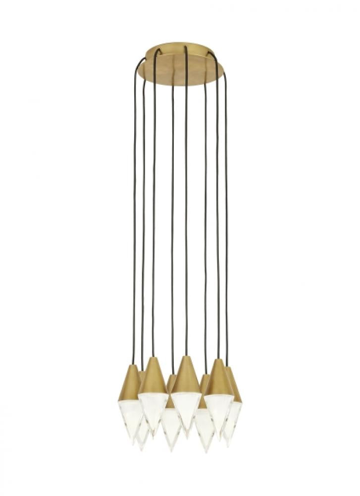 Turret 8 Light Chandelier