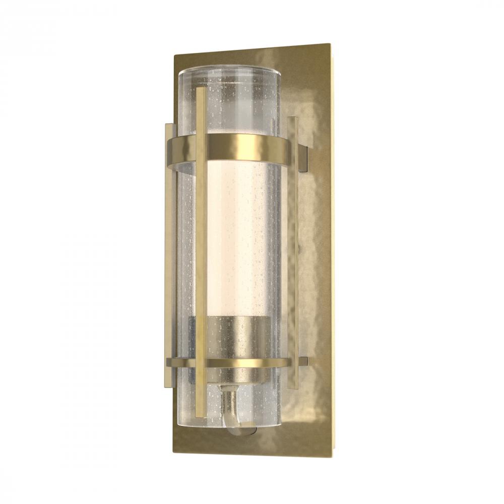 Banded Seeded Glass Indoor Sconce