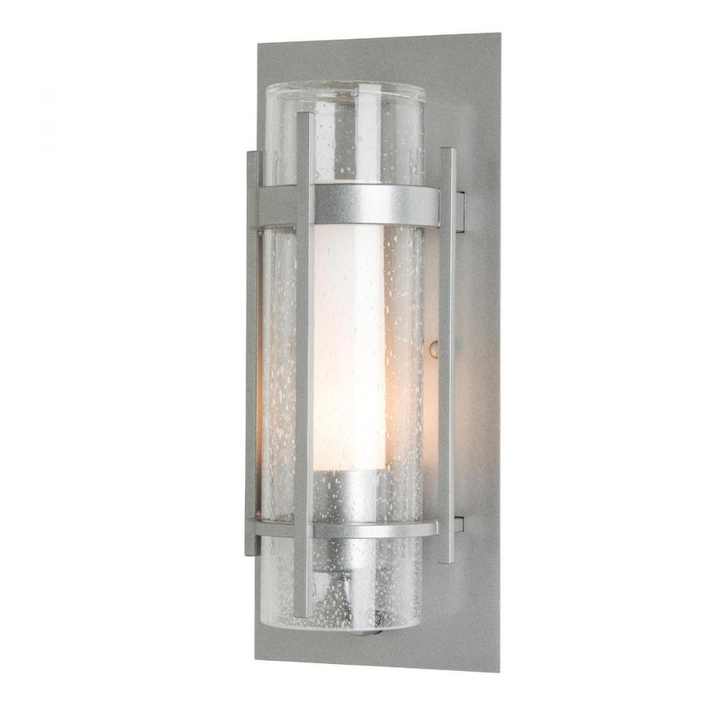 Banded Seeded Glass Indoor Sconce