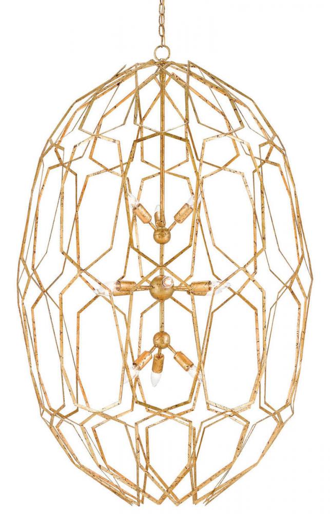 Albertine Gold Chandelier