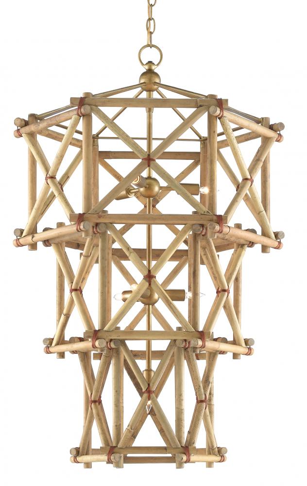 Kingali Medium Rattan Chandelier