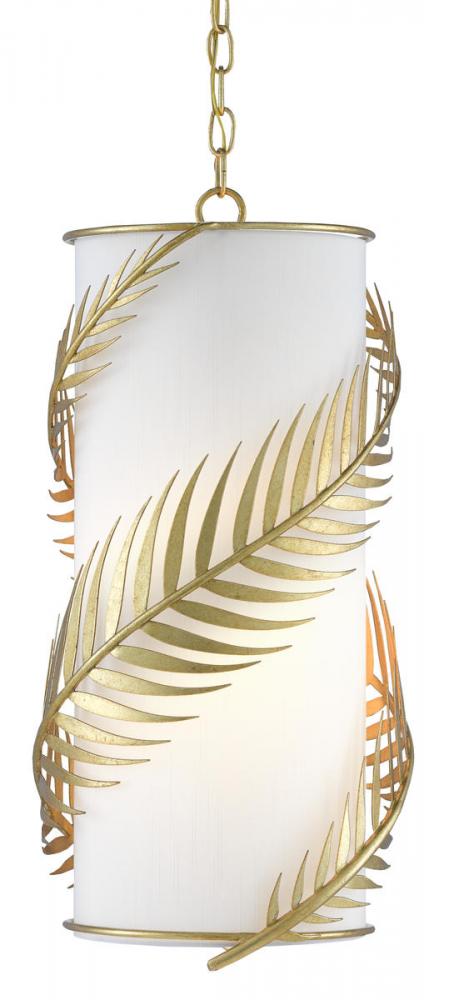 Queenbee Palm Gold Pendant