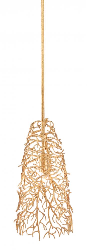 Sea Fan Gold Pendant