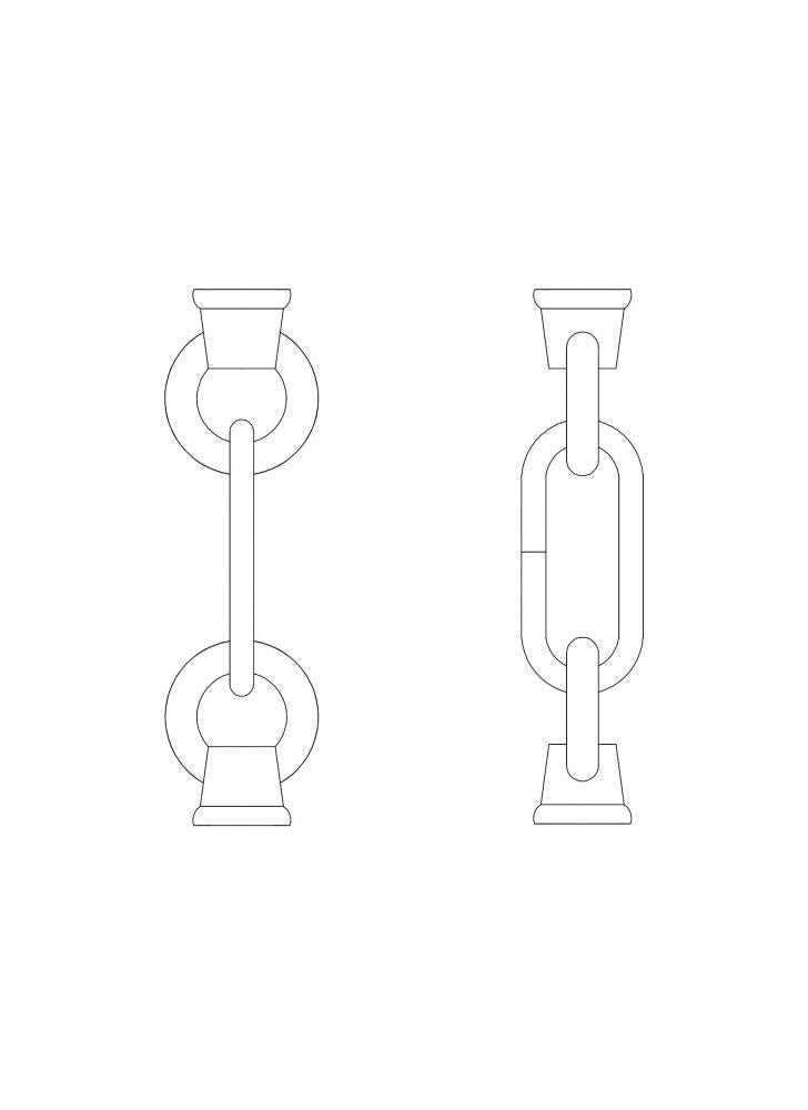 Link and Loop in Brushed Nickel