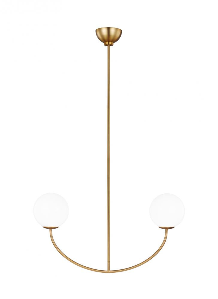 Galassia Two Light Linear Chandelier