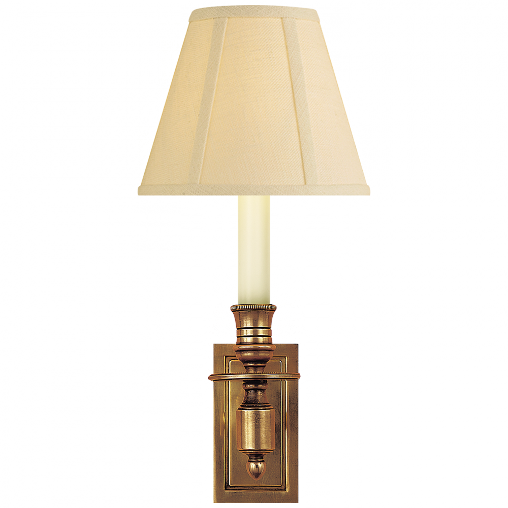 French Single Library Sconce